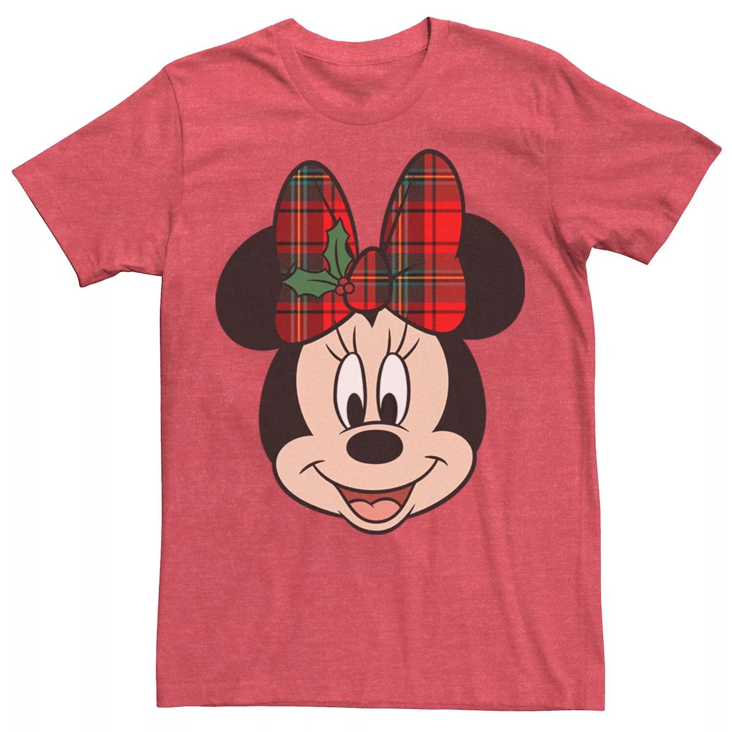 

Мужская футболка с рождественским бантом Disney Minnie Mouse Licensed Character