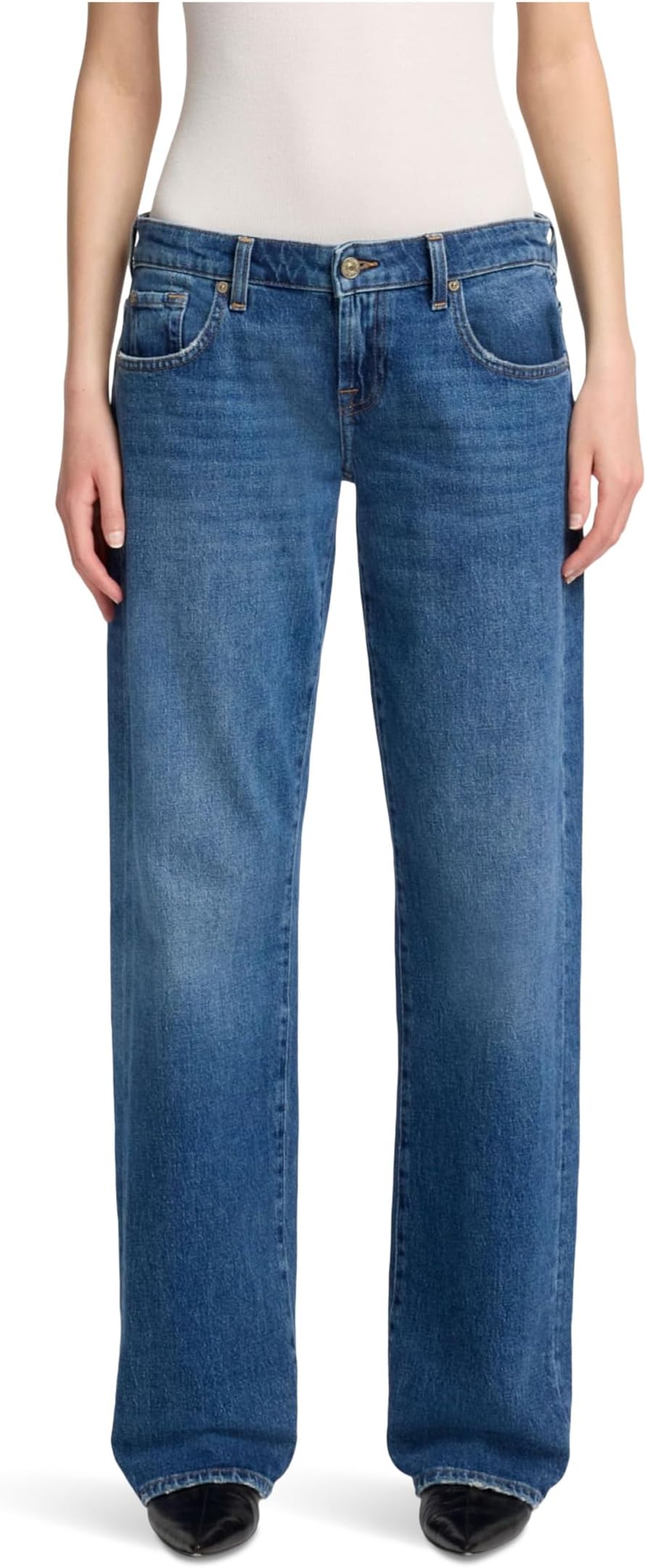 

Джинсы 7 For All Mankind Women's Low Straight, Explorer
