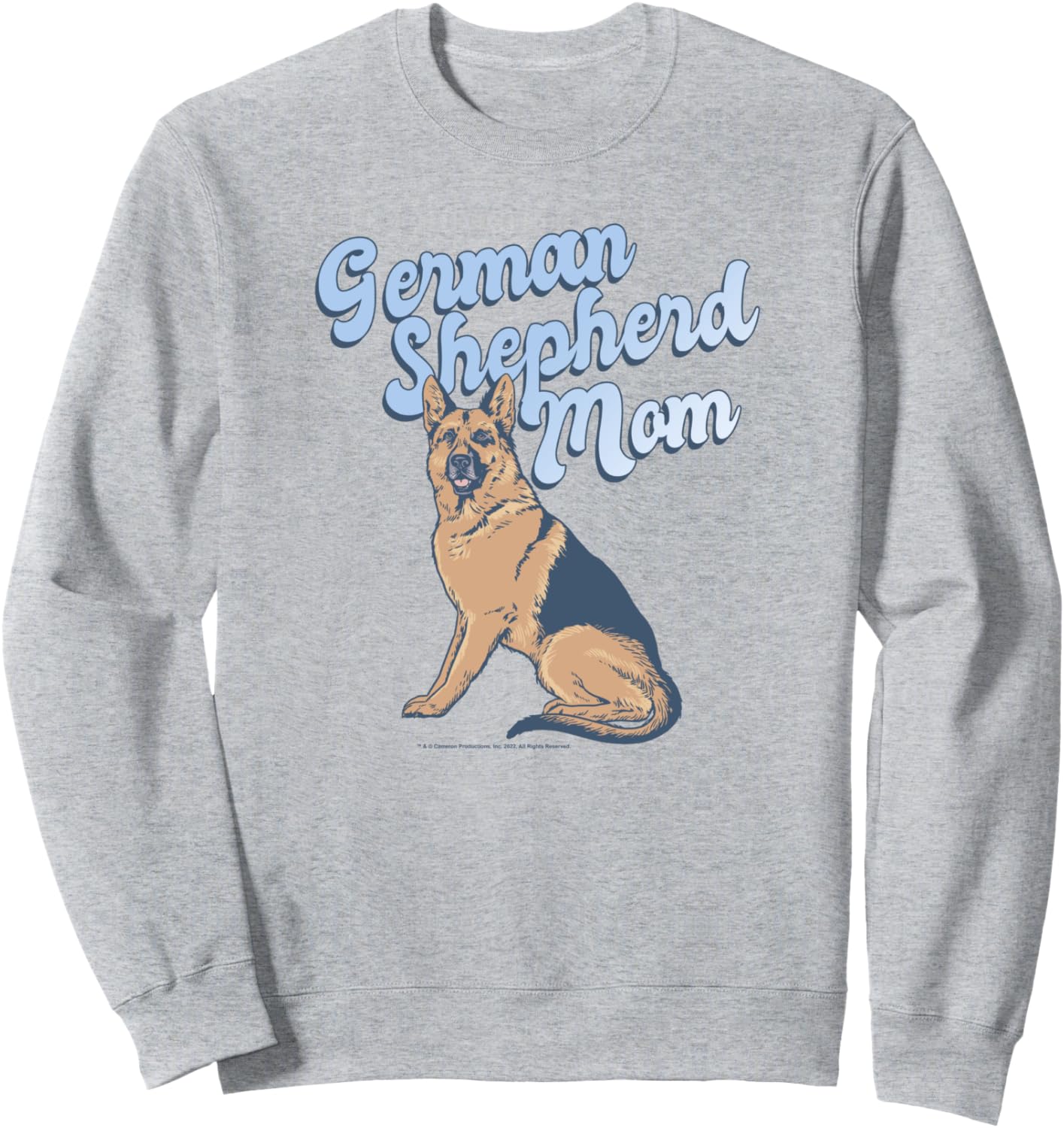 

Толстовка с портретом мамы немецкой овчарки ко Дню матери Цель собаки Purpose By W. Bruce Cameron, серый