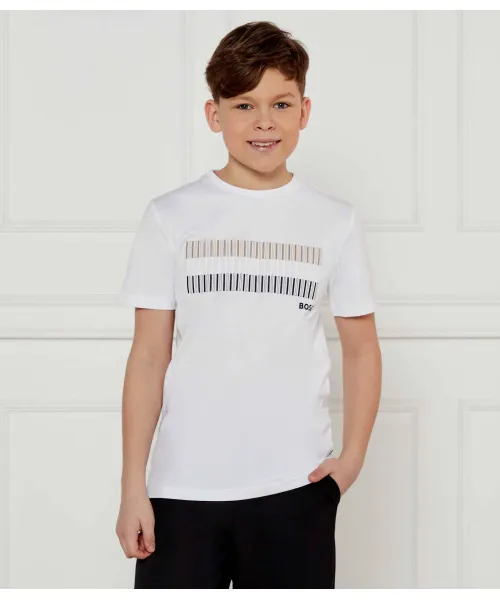 

Футболка Regular fit Boss Kidswear, белый