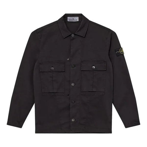 

Куртка overshirt 'black' Stone Island, черный
