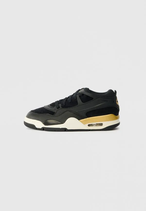 Кроссовки air jordan 4 унисекс с высоким верхом Jordan, Black/Gold-Coloured/Sail