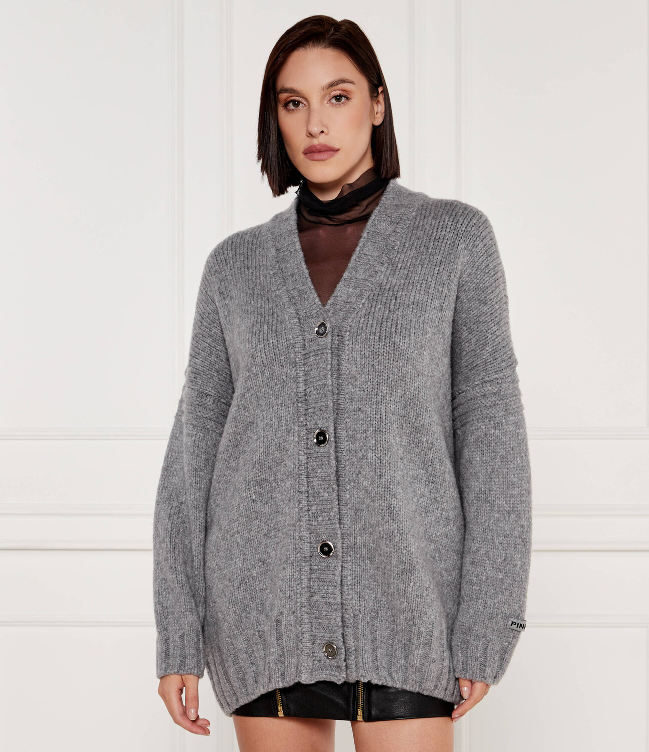 

Свитер Pinko SOFFILO Loose fit, серый