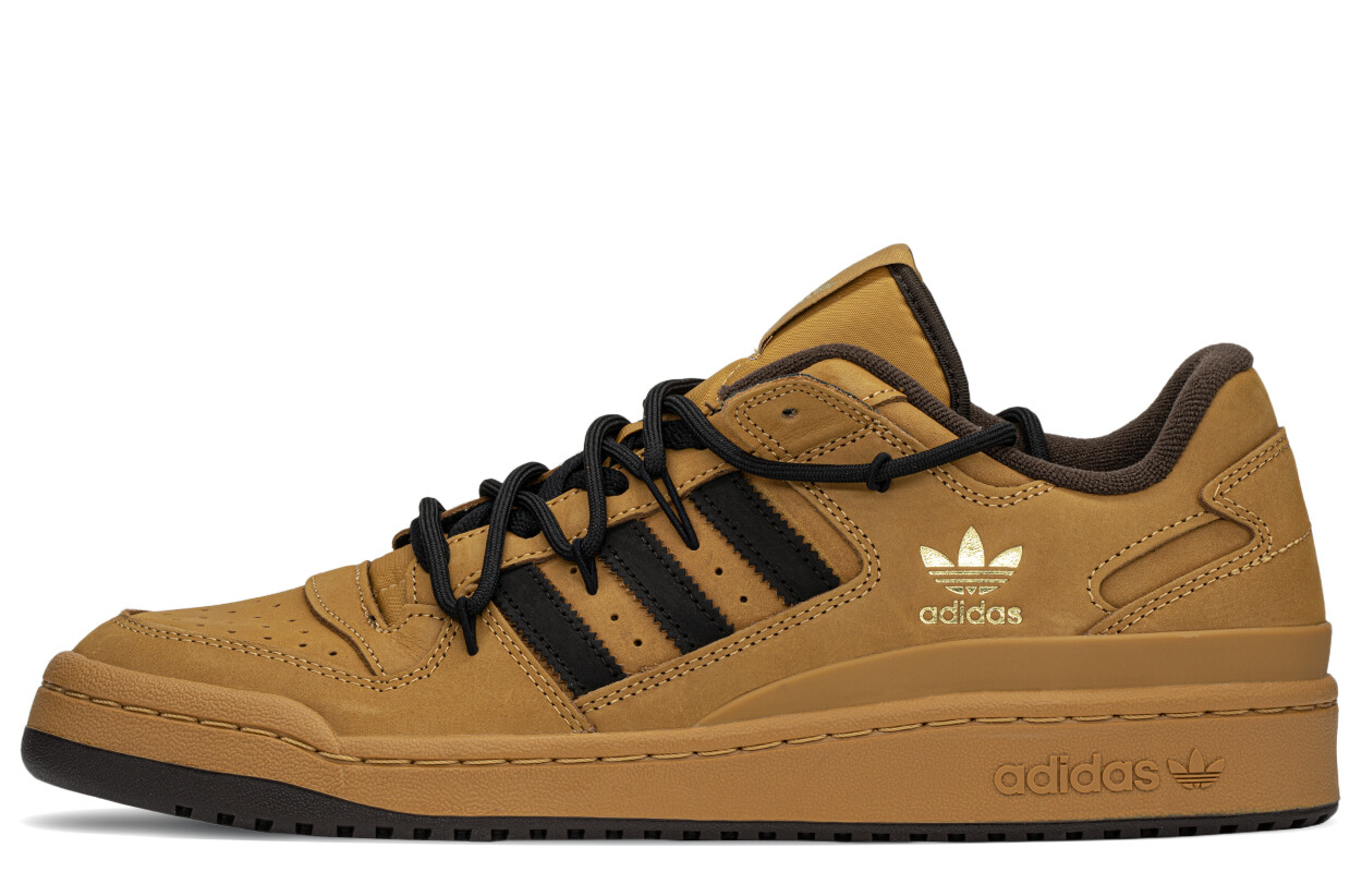 

Кроссовки adidas originals FORUM Skateboarding Shoes Unisex Low-top Black/Brown, черный/коричневый