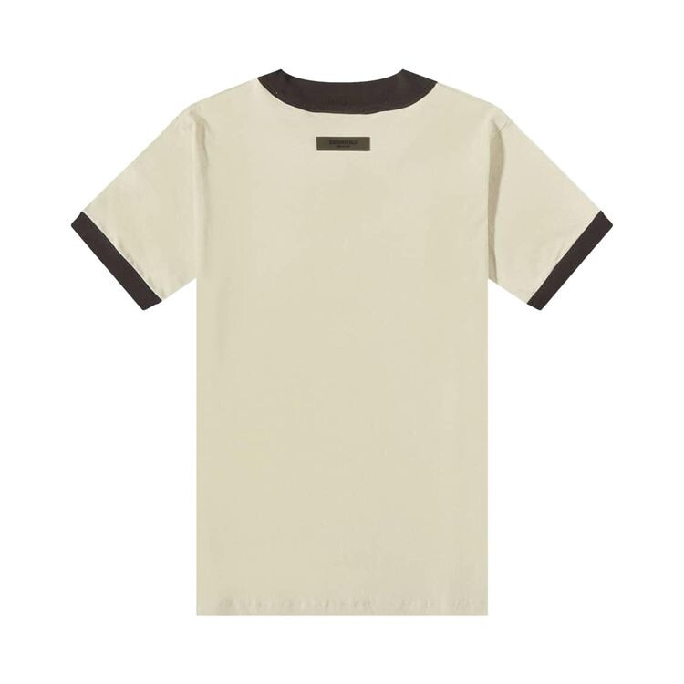 Футболка Fear of God Essentials Kids V-Neck Tee Wheat, кремовый — фото 2