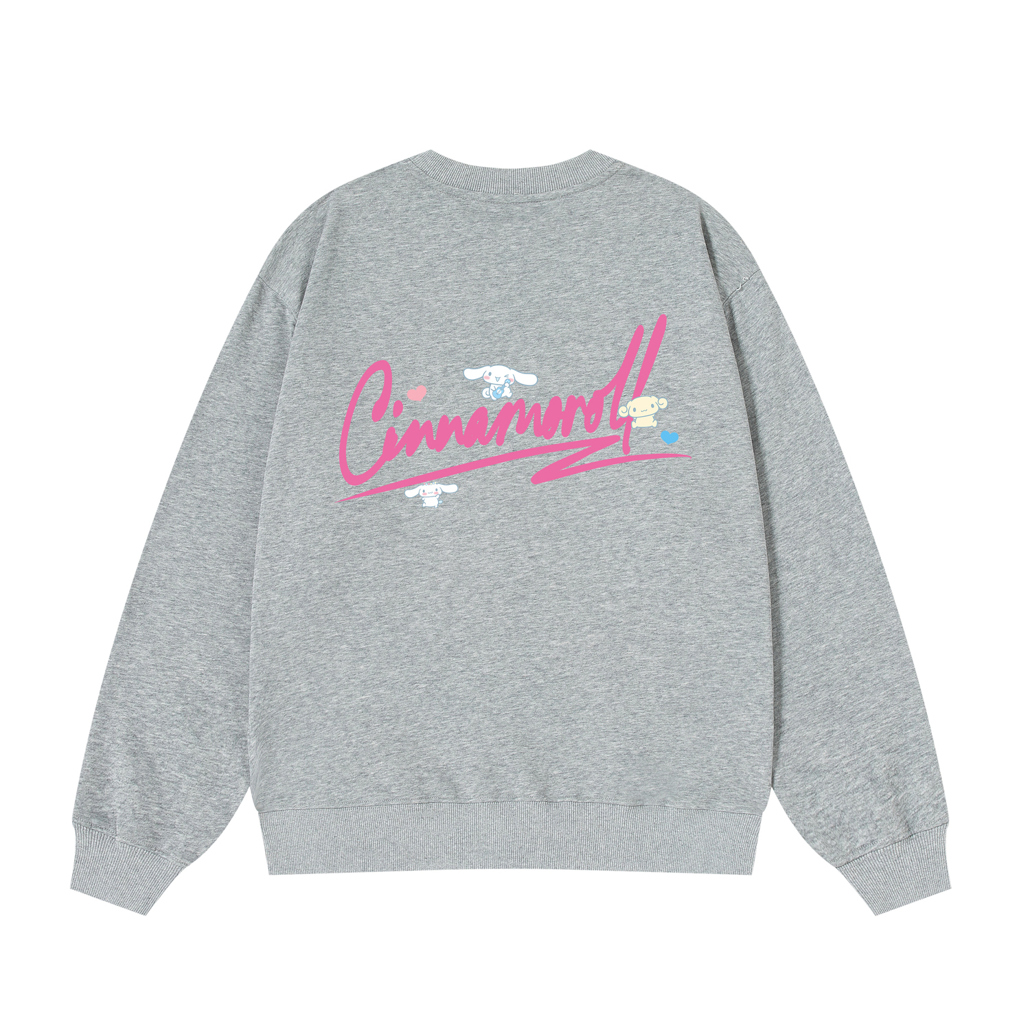 

Свитшот Cinnamoroll Yugui Dog Unisex Sanrio, серый