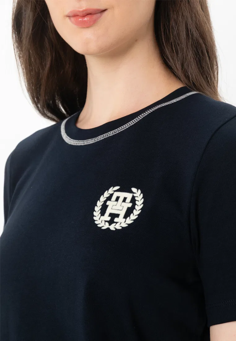 Футболка с V-образным вырезом, Tommy Hilfiger, цвет Desert Sky — фото 3
