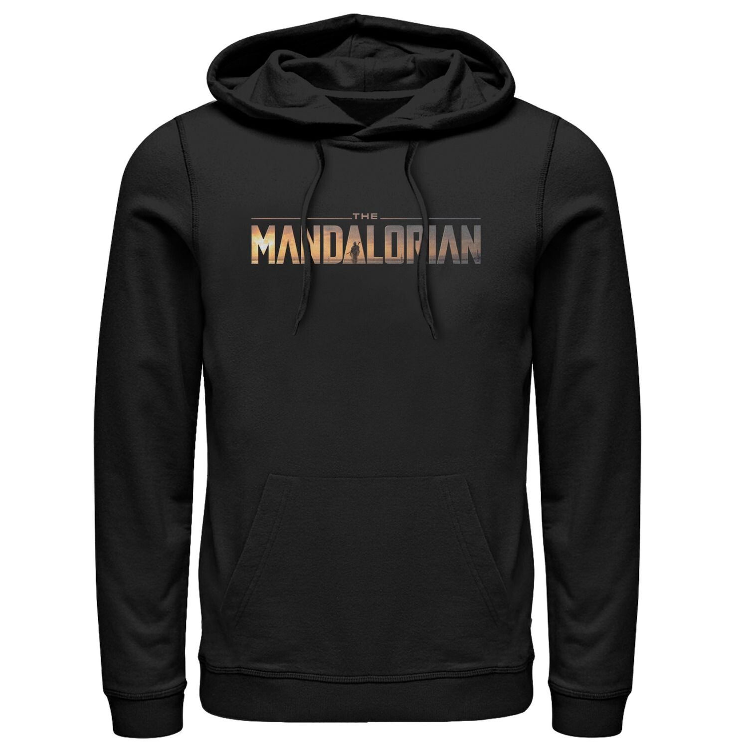 

Мужской пуловер с капюшоном и логотипом The Mandalorian Licensed Character