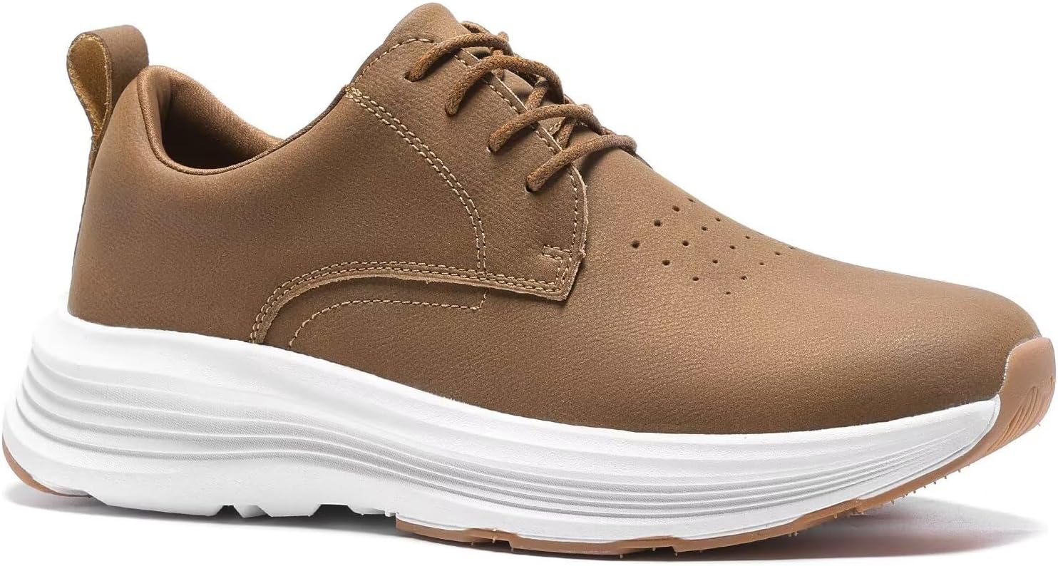 

Мужские ортопедические кожаные туфли с поддержкой свода стопы Orthocomfoot, коричневый