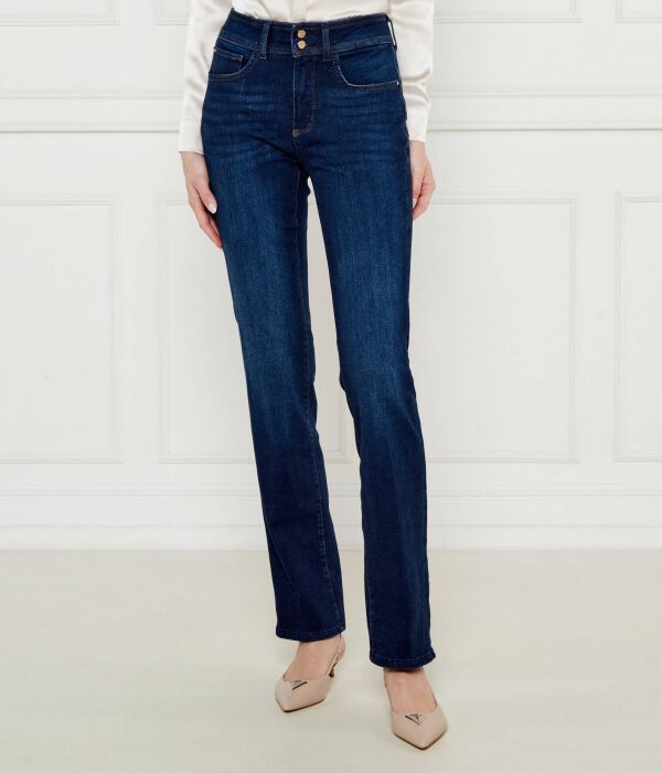 

Джинсы женские Guess Jeans прямого кроя, синий