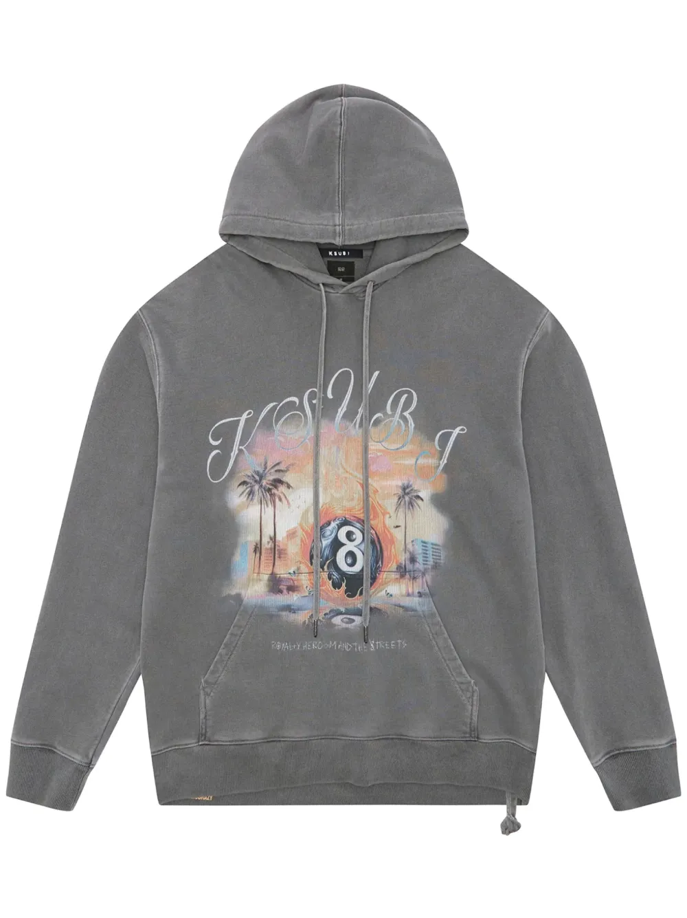 

Худи World Order Biggie Ksubi, серый