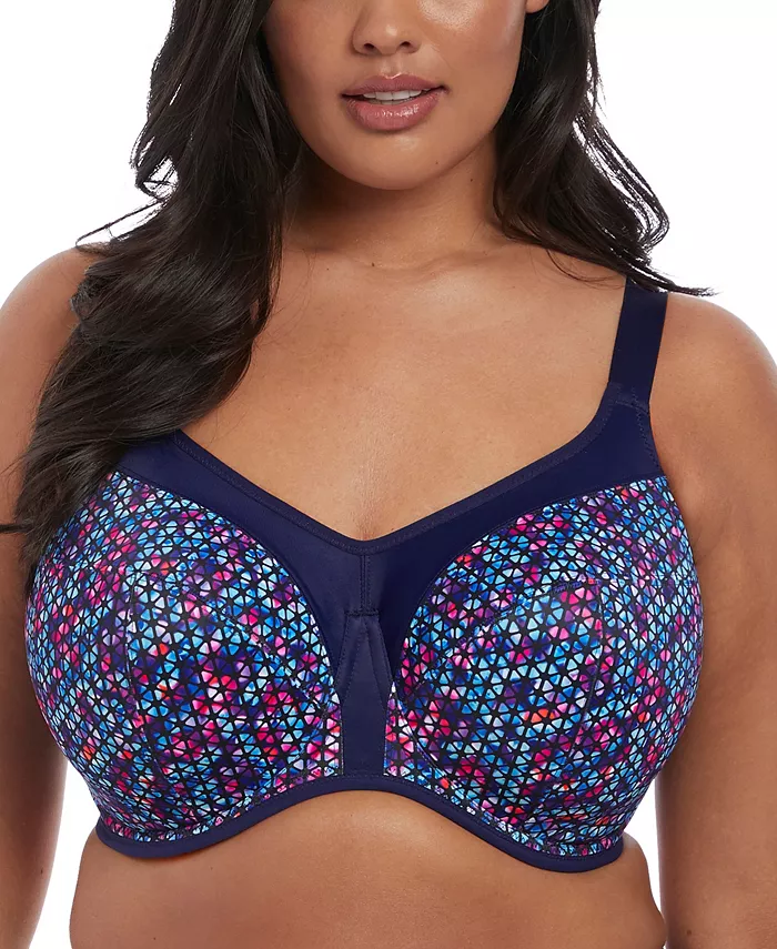 

Спортивный бюстгальтер с косточками Plus Size Energise Elomi, фиолетовый