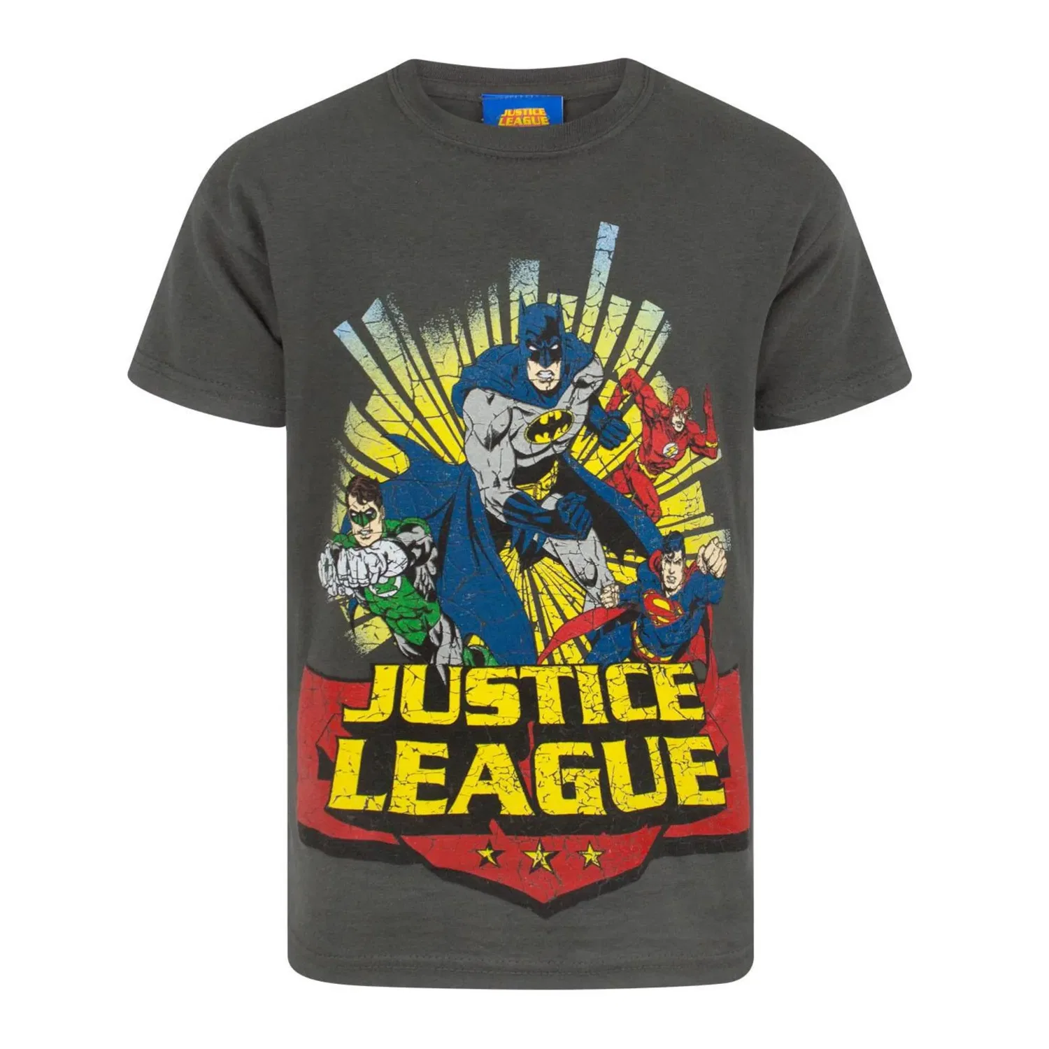 Футболка детская с принтом Justice League DC Comics, мультиколор