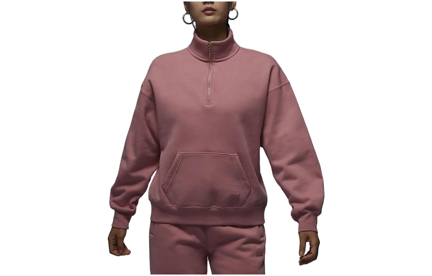 

Jordan Женская толстовка Stardust Red с воротником-стойкой, средней и стандартной длины