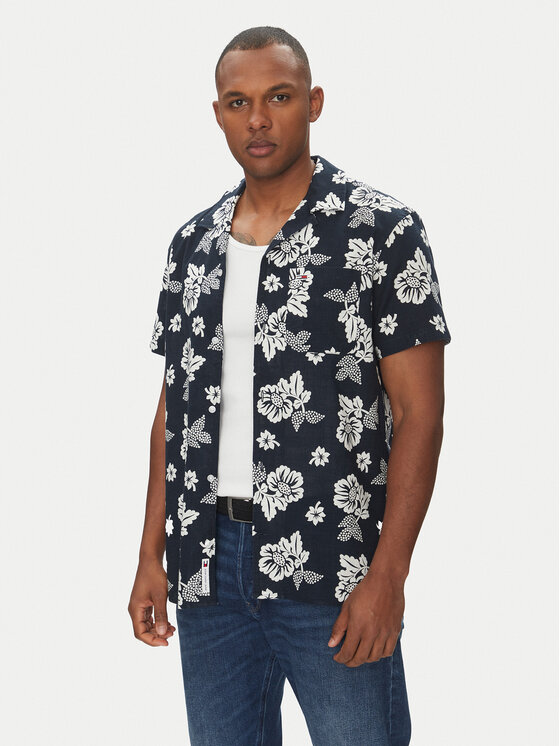 

Рубашка обычного кроя DM0DM21351 Tommy Jeans, синий