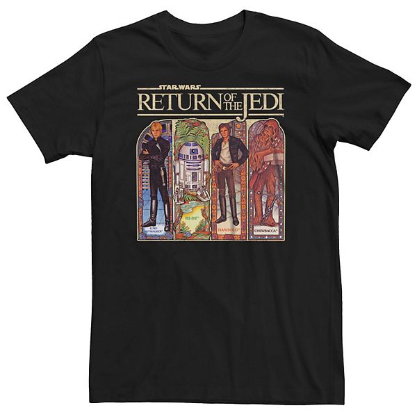 

Футболка Bit & Tall Star Wars Return of the Jedi Stained Glass Heroes Licensed Character