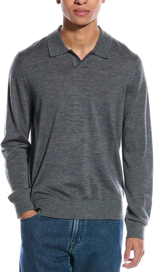 

Vince мужская поло Johnny Collar из мериноса