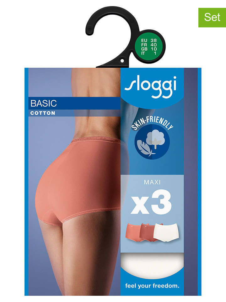 

Трусы Sloggi, цвет apricot/rotbraun/weiß