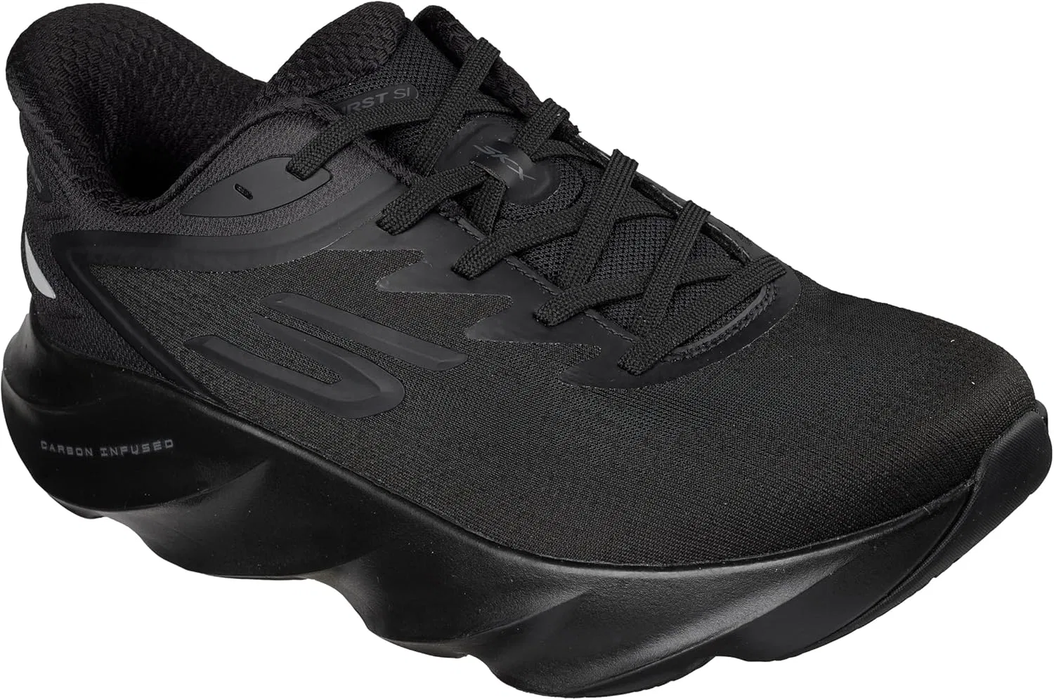 Мужские кроссовки Skechers Aero Burst Hands Free без шнурков, Black — фото 3