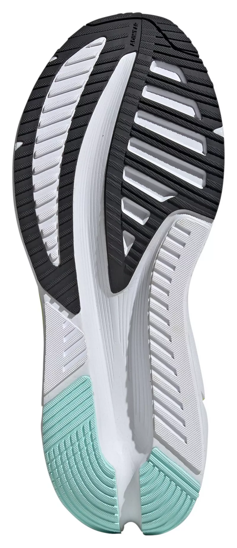 Женские кроссовки Adidas Adistar 3, цвет White/Black/Lime — фото 3