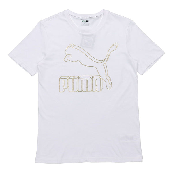 

Футболка classics logo short sleeve tee white Puma, белый