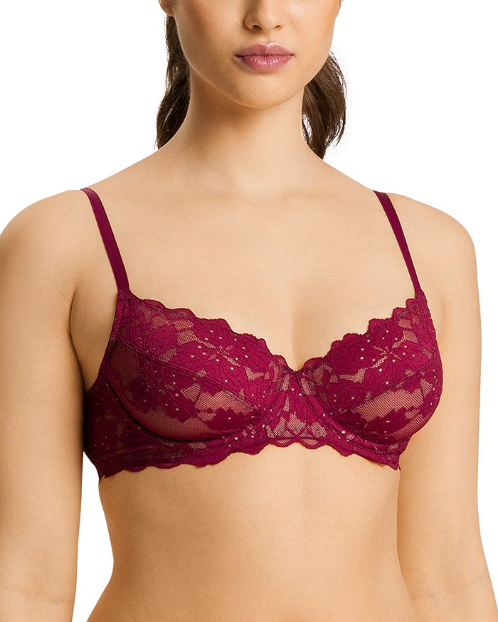 

Бюстгальтер на косточках Anais Lace Hanro, красный