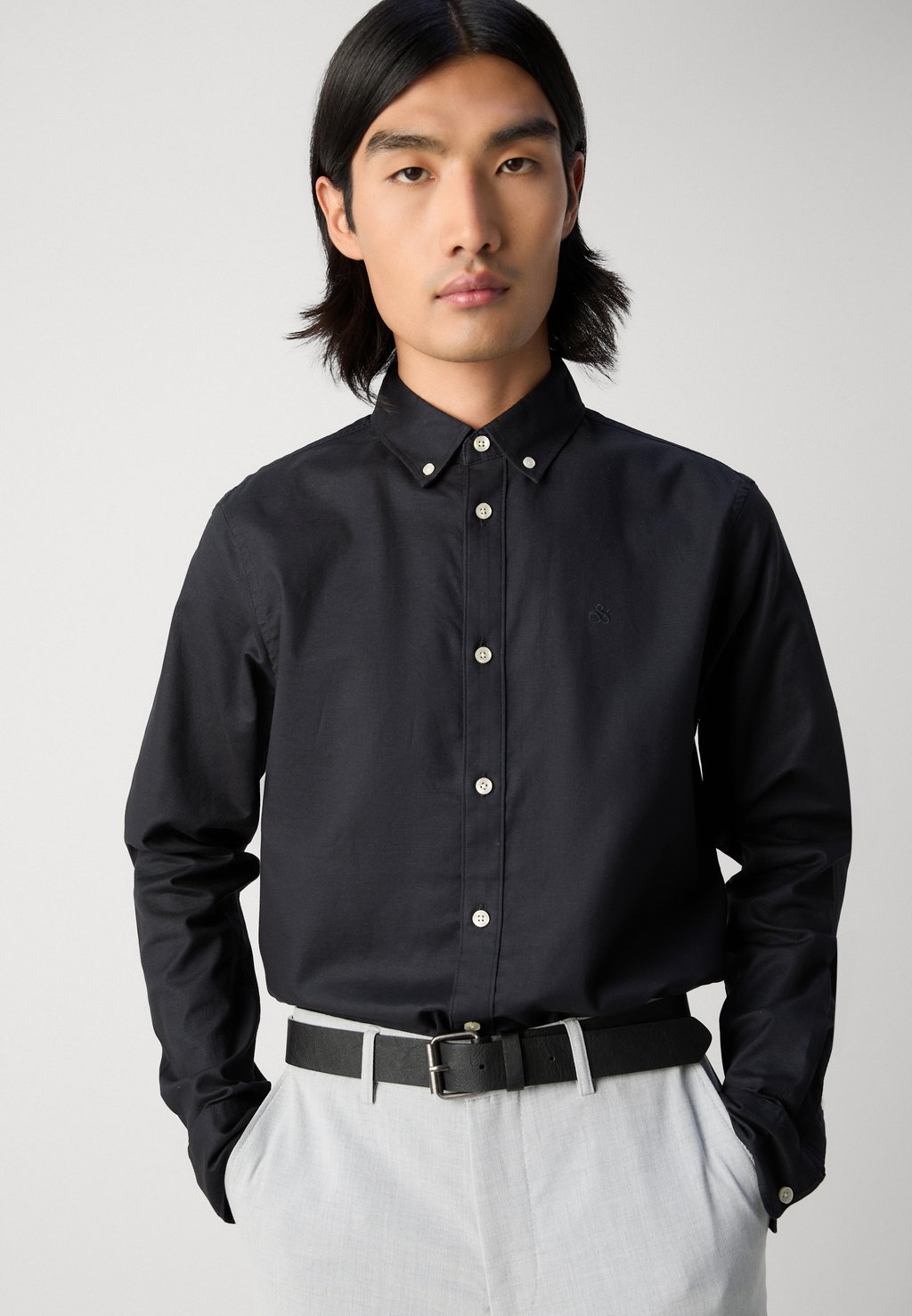 

Рубашка CORE OXFORD SOLID Scotch & Soda, черный