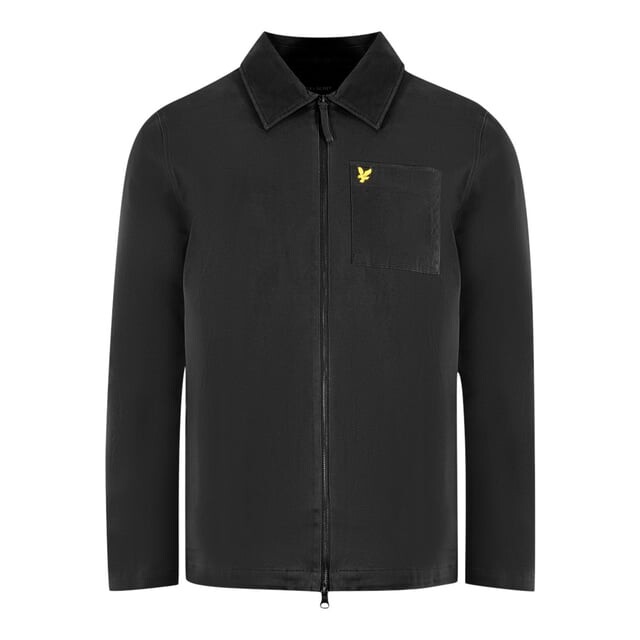 

Саржевый жакет с рубашкой Lyle & Scott, черный