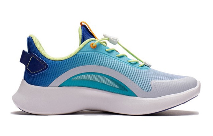 LINING YOUNG Спортивные повседневные кроссовки Low Top синие противоскользящие амортизирующие износостойкие дышащие — фото 3