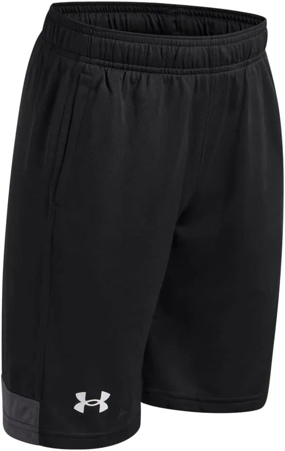 Детские шорты Under Armour Tech Jacquard 2.0, (001) Black/Castlerock/White — фото 3