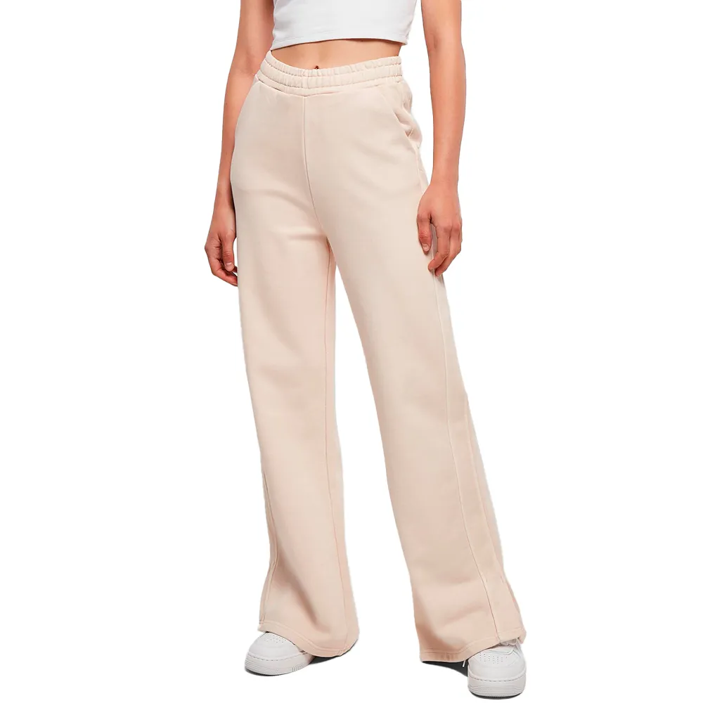 

Брюки Urban Classics Heavy Terry Garment Dye Slit, розовый