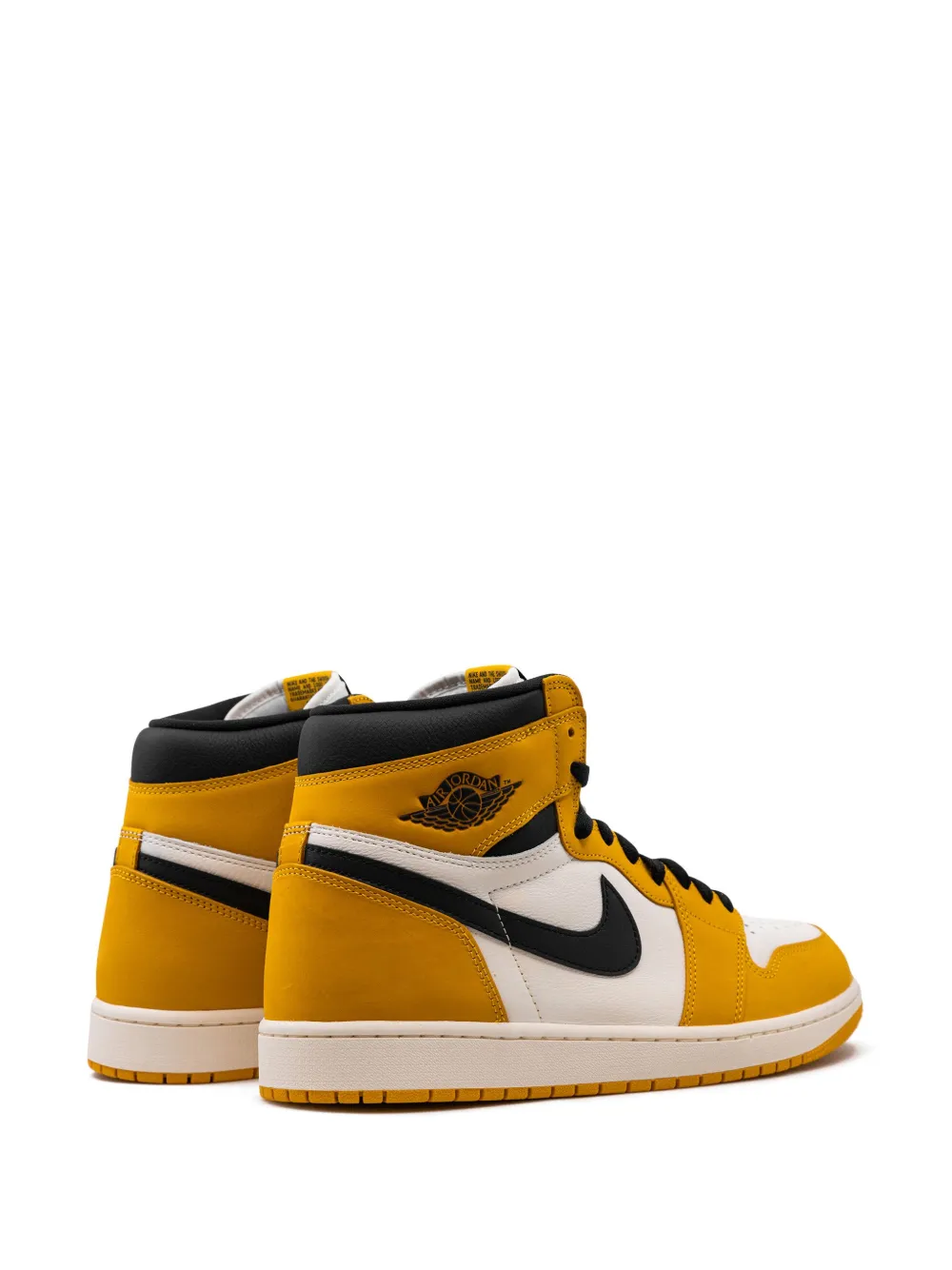 Кроссовки Air  1 Retro High OG 'Yellow Ochre' Jordan, желтый — фото 3