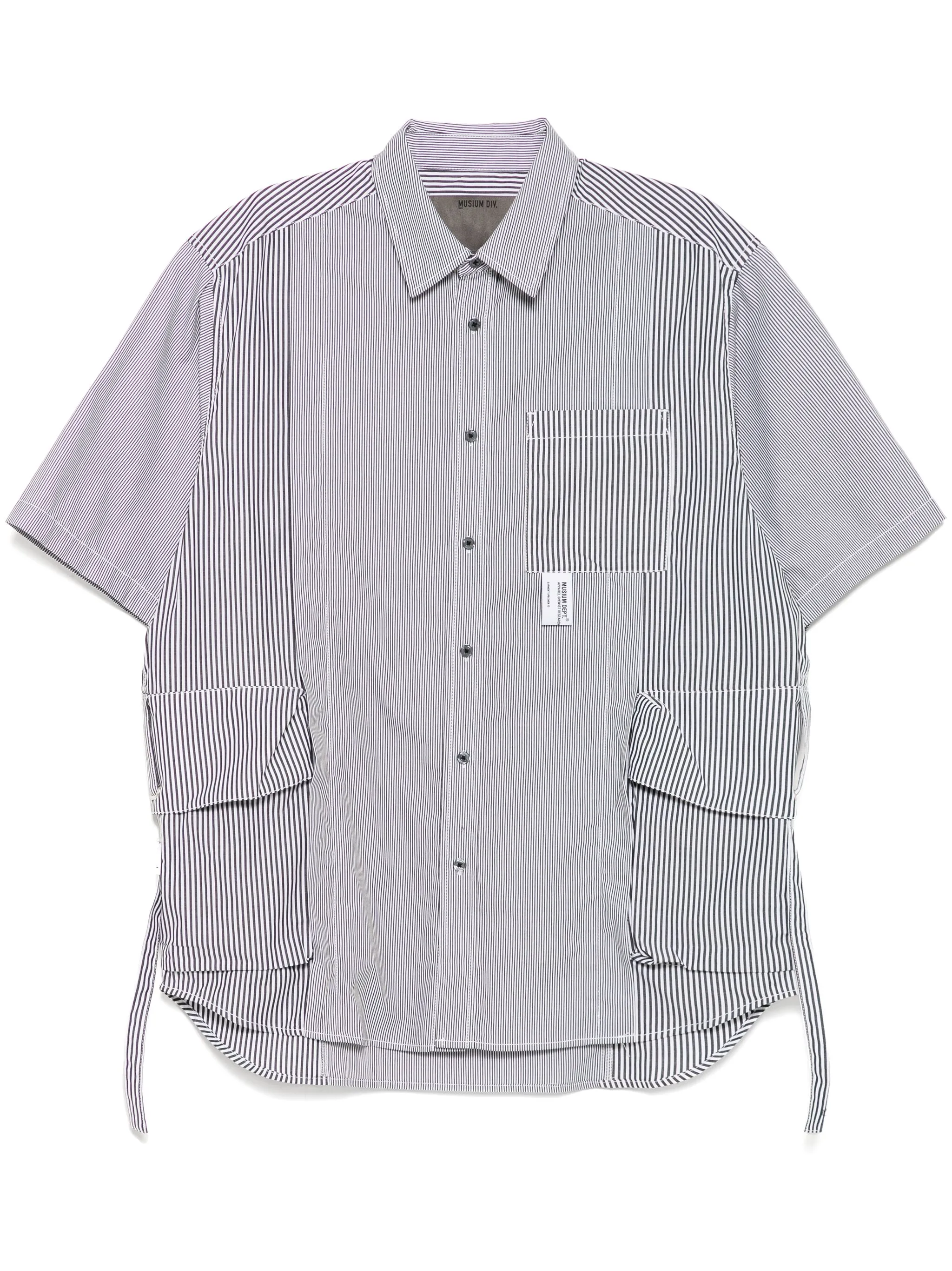 

Рубашка в полоску Musium Div., черный