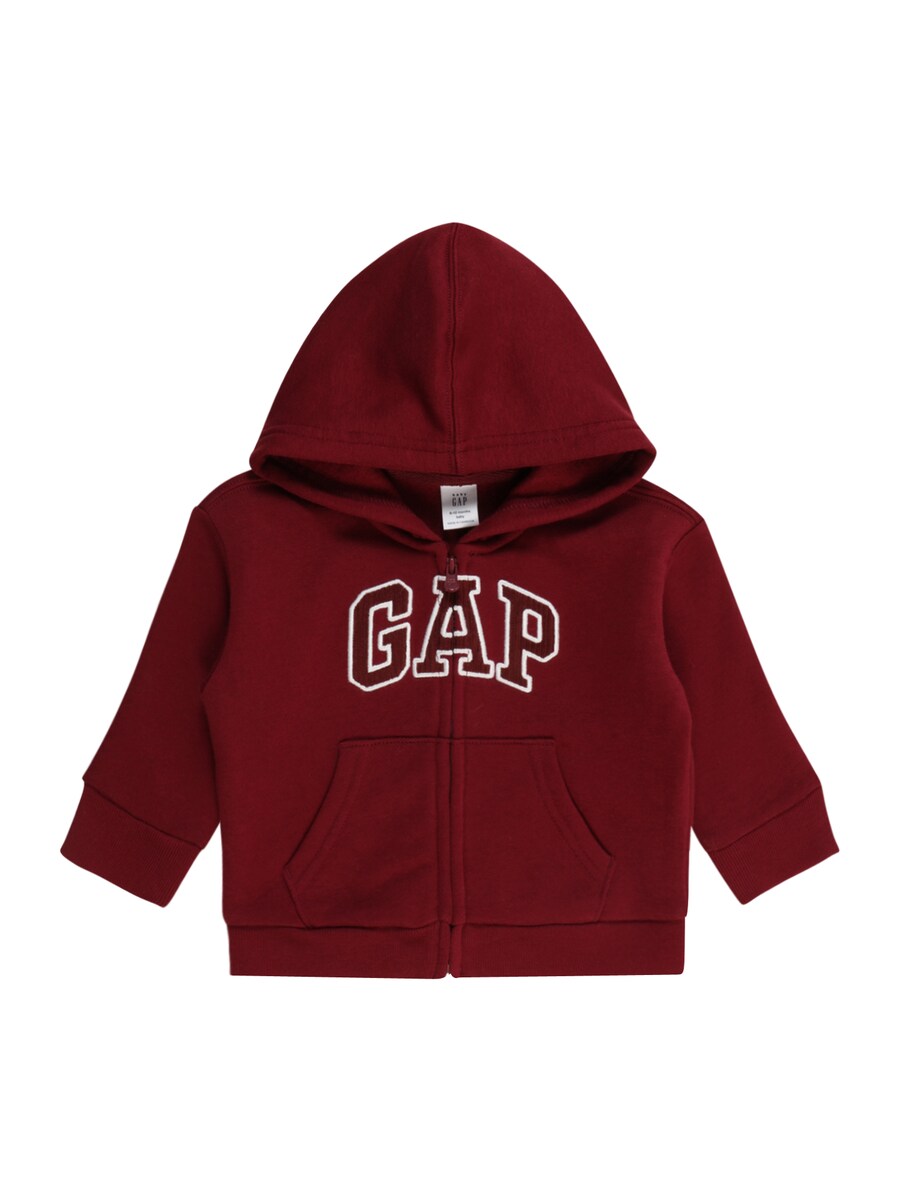 

Толстовка с капюшоном на молнии GAP, цвет Carmine red