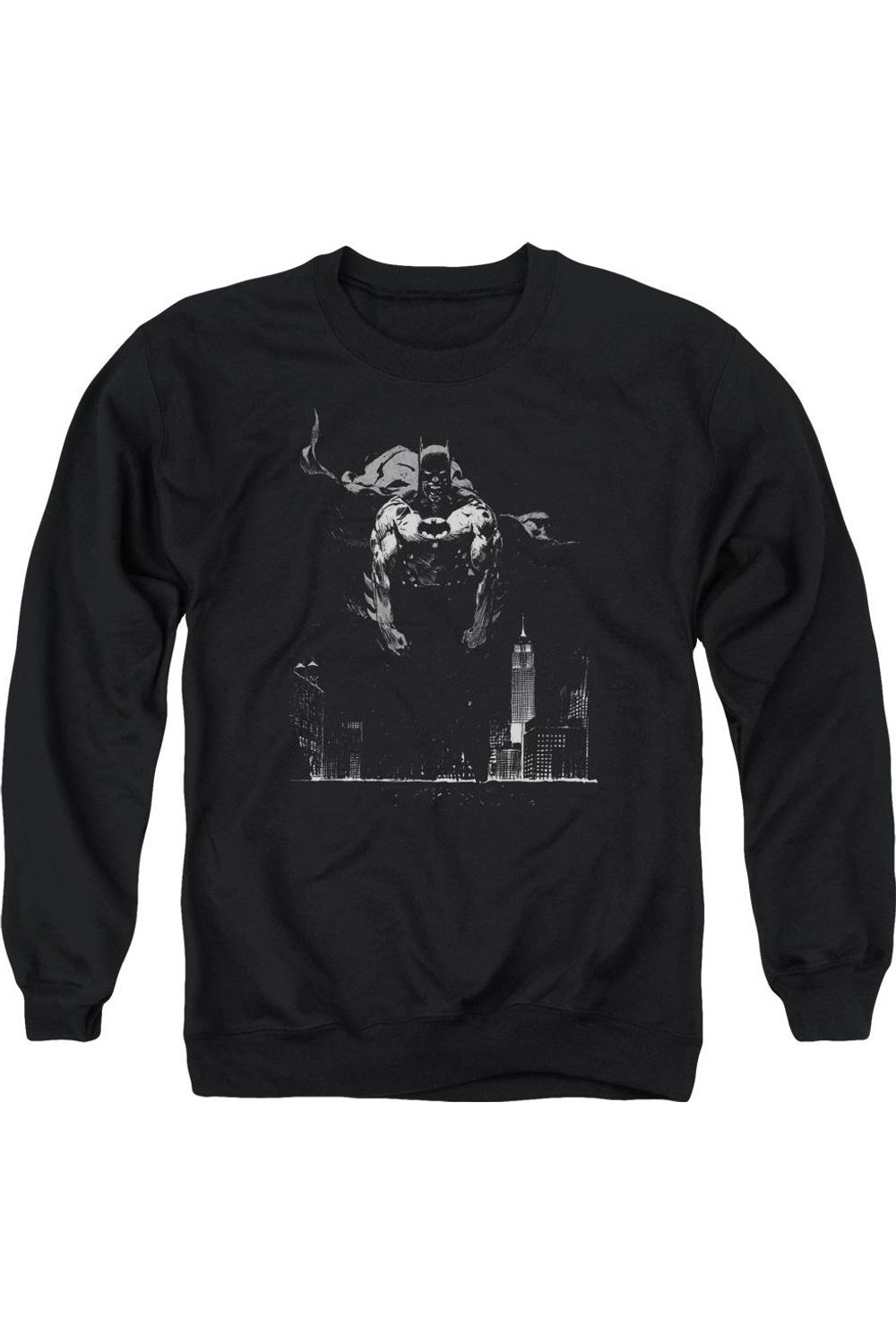 

Толстовка Batman Dirty City для взрослых с круглым вырезом Gildan, черный