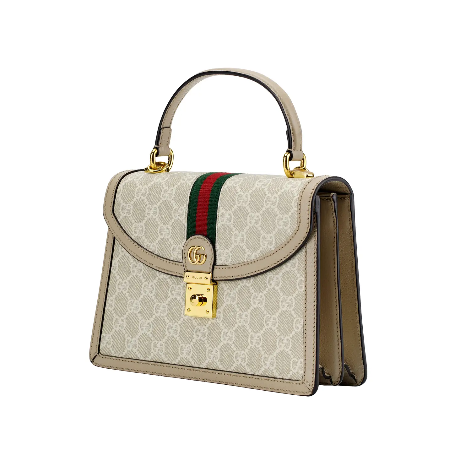 Сумка GUCCI Ophidia через плечо из канваса с кожаными деталями — фото 2