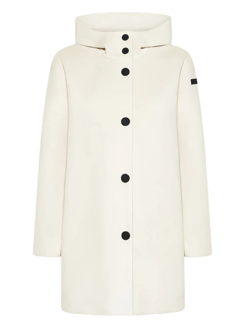 

Однобортное пальто с капюшоном RRD, нейтральный