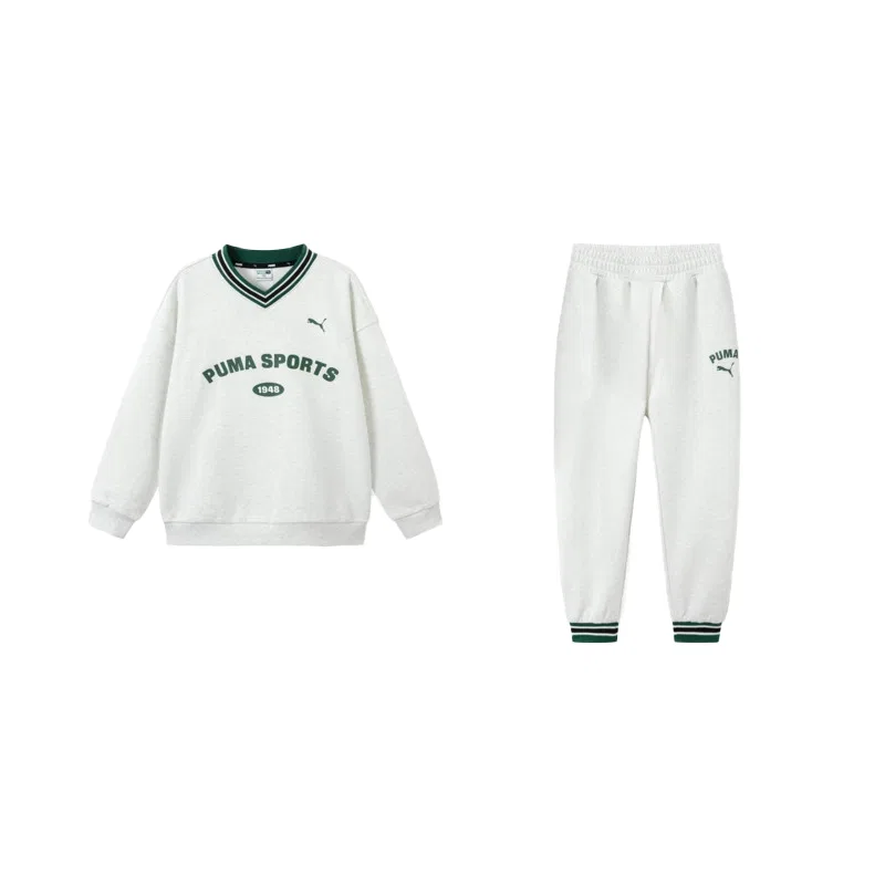 Детский спортивный костюм PUMA Kids Casual Sportswear светло-серый