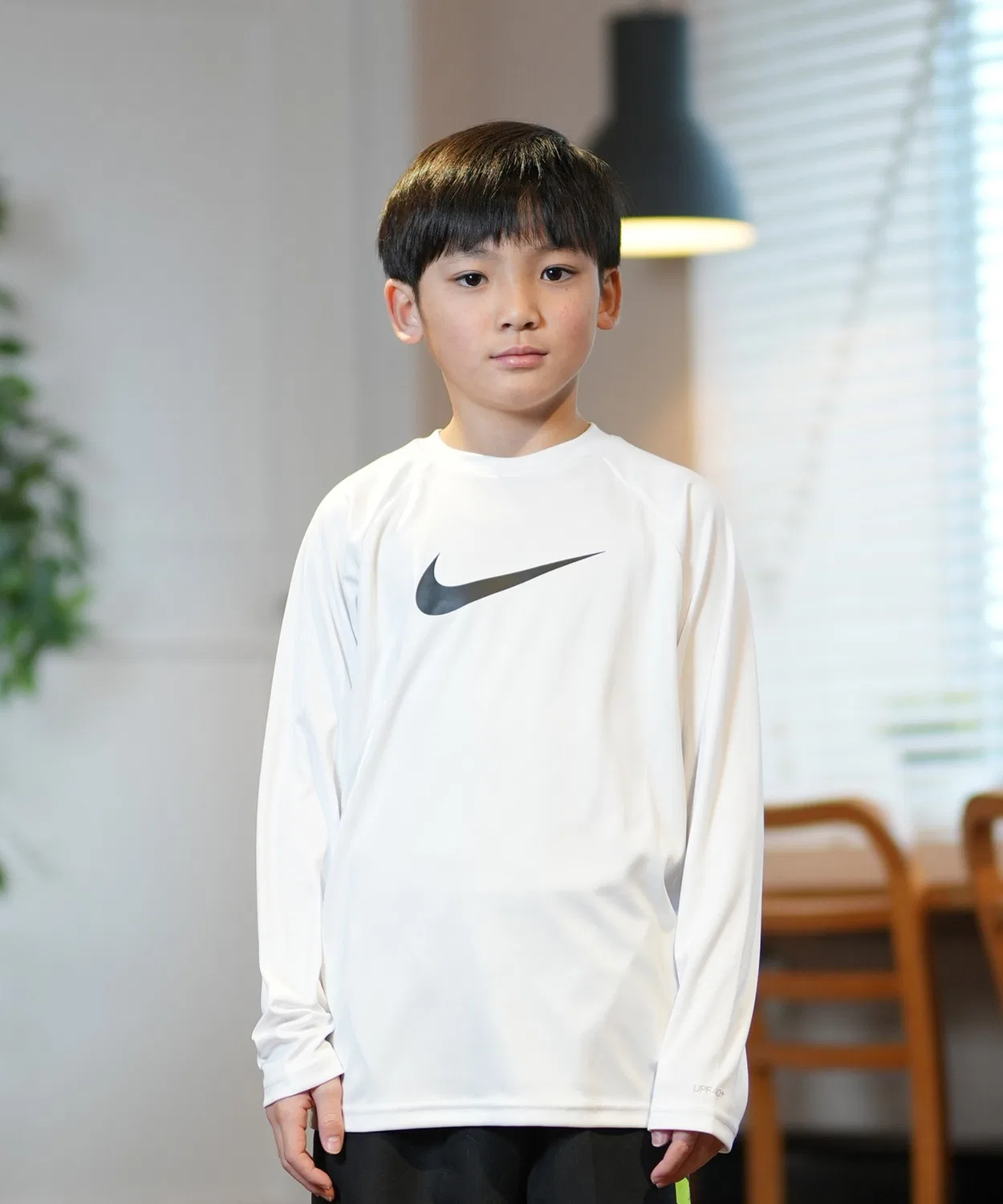 Рашгард детский Nike UV Care Solid L/S Hydroguard белый