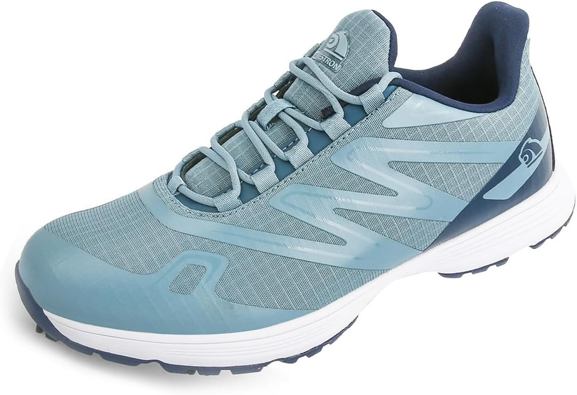 

Гольф обувь с шипами, кроссовки для тренировок и прогулок для мужчин, легкие антискользящие кроссовки для гольфа Omcam, синий