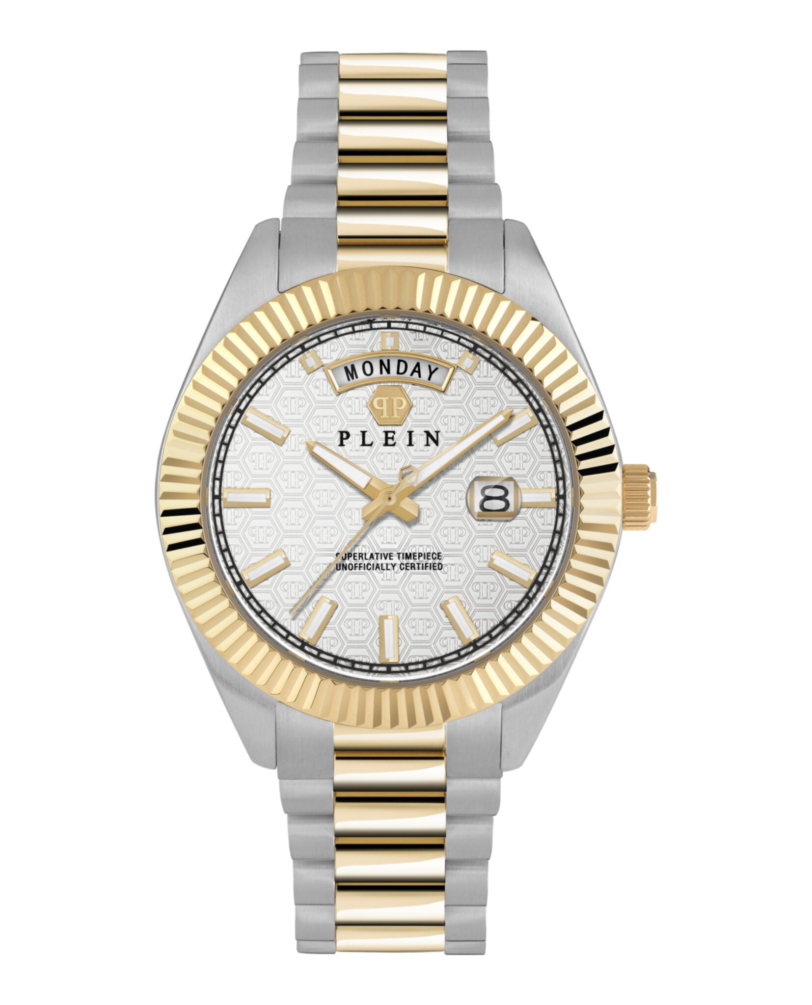 

Часы с превосходным датой PHILIPP PLEIN, цвет two tone/two tone/silver