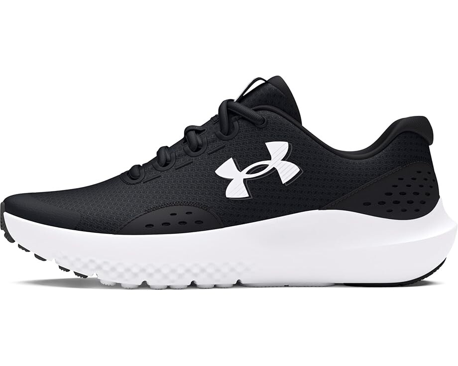 Кроссовки Under Armour Kids Grade School Surge 4, цвет Black/Anthracite/White — фото 4