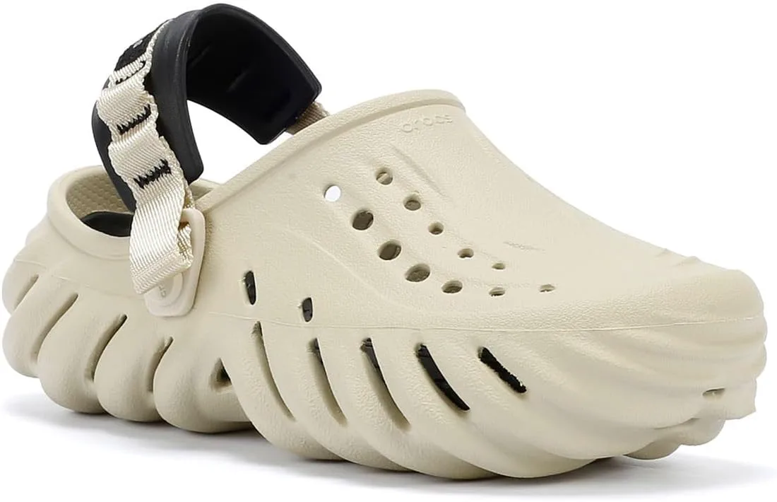 Крокс Унисекс Взрослые Сабо Echo Crocs, черный — фото 3