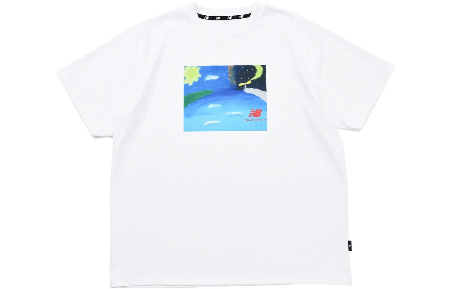 

Paralym Art 9BOX Футболка мужская белая New Balance, белый