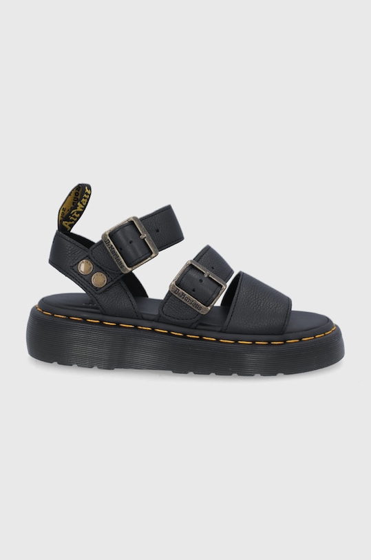 Кожаные сандалии Gryphon Quad Dr. Martens, черный
