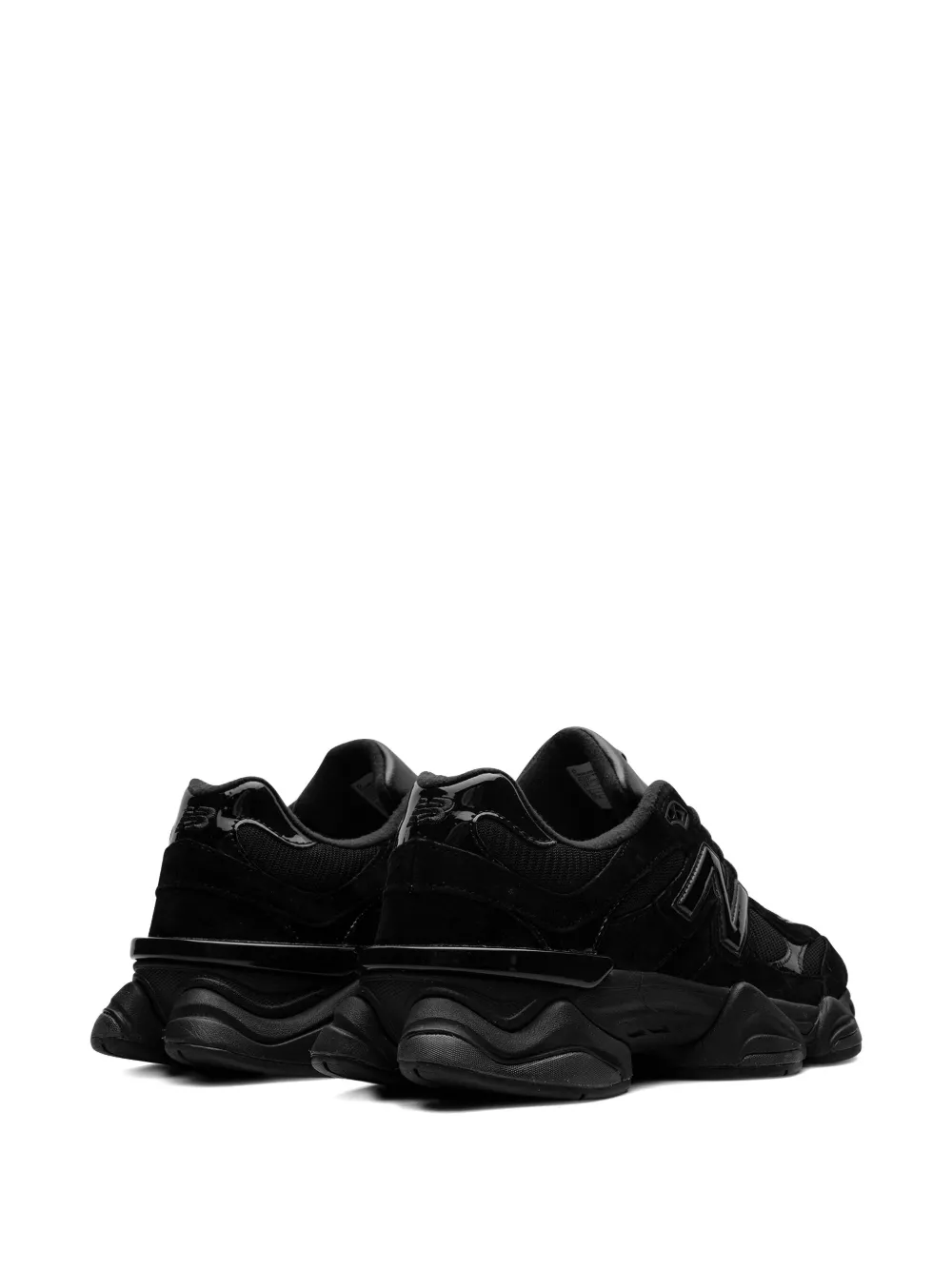 Кроссовки 9060 Triple Black Patent NEW BALANCE, черный — фото 3