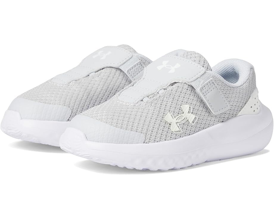 

Кроссовки Under Armour Kids Surge 4 Alternate Closure, цвет Halo Gray/White/Iridescent