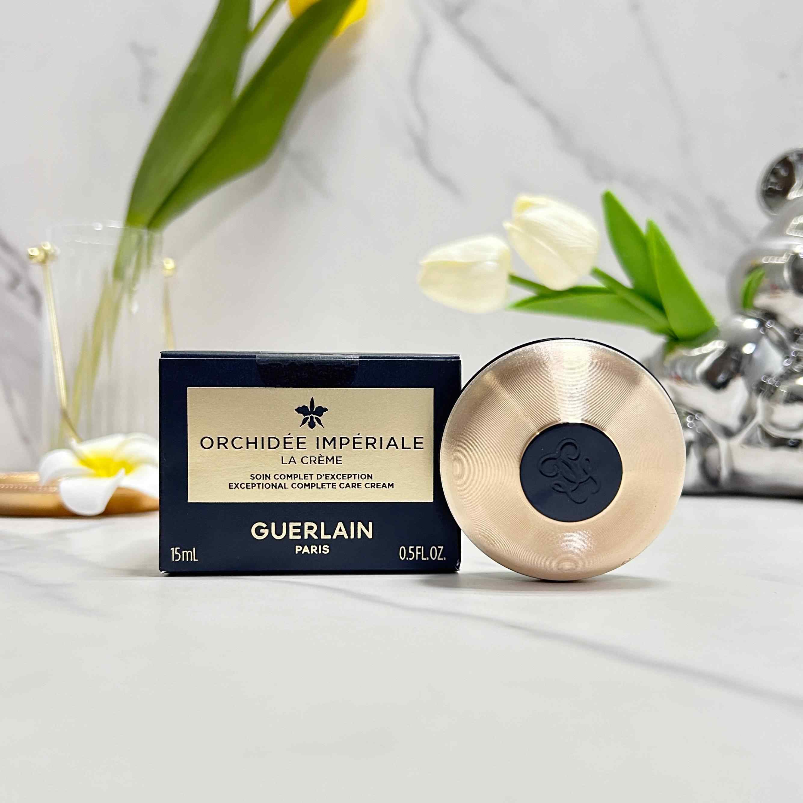 GUERLAIN Jiaolan Orchid образцы увлажняющих кремов и кремов для лица подтягивающий, увлажняющий, питательный 15 мл — фото 3