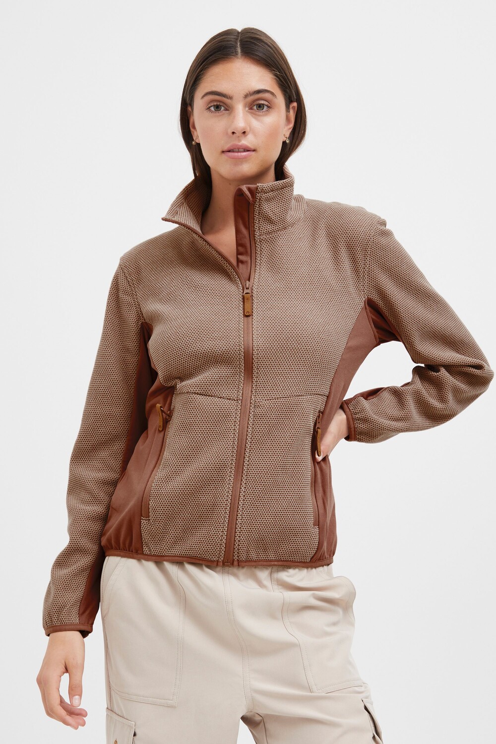

Куртка North Bend Fleecejacke NBHelga 233287MMM, коричневый