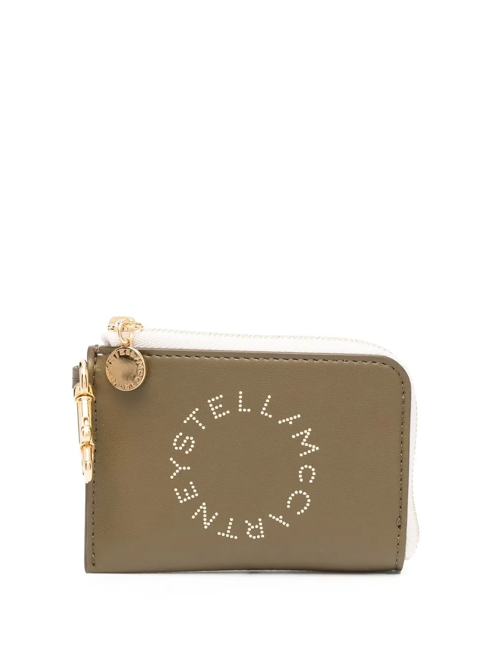 

Кошелек на молнии с логотипом STELLA MCCARTNEY, зеленый